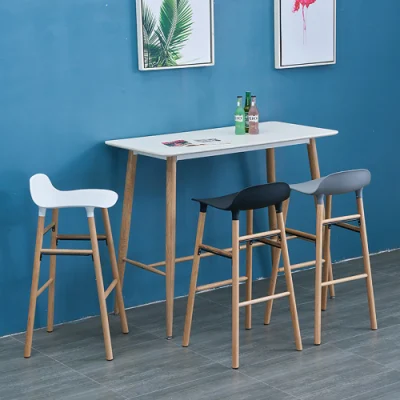 Европейский дизайн удобный тканевый стул для ног с подставкой для бара